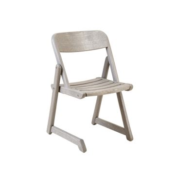 River Bluff Folding Outdoor Chair - Gray