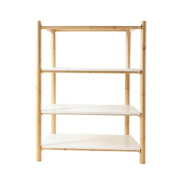 Brook Crest Empty Seed-Starting Shelving Unit Without Lights - White
