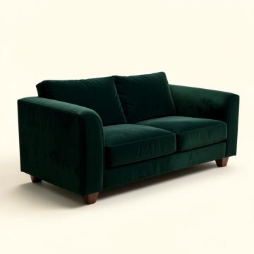 Samuel 91 '' Velvet Flared Arm Sofa (synthetic illustration; no displayed measurements)