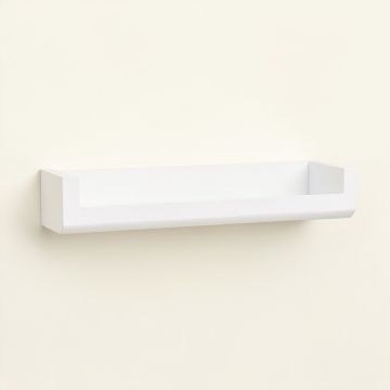 Olive Bluff Wall-Mounted Shelf - White (synthetic illustration; no displayed measurements)