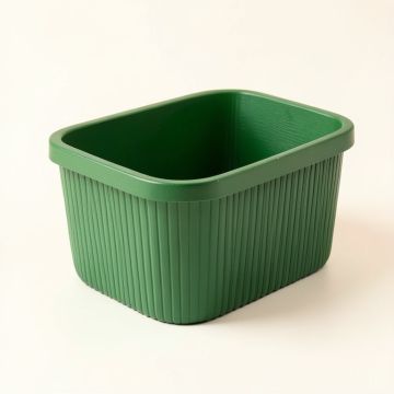 Summit Arc Empty Storage Basket - Green (synthetic illustration; no displayed measurements)