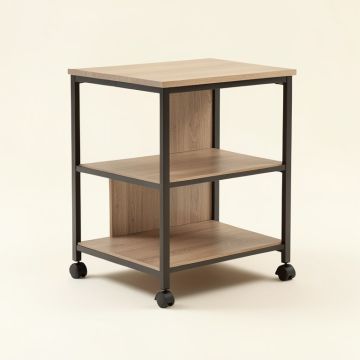 Franchezca Microwave Kitchen Cart (synthetic illustration; no displayed measurements)