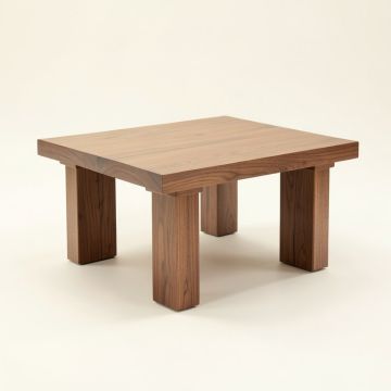 Lampley Solid Wood Coffee Table (synthetic illustration; no displayed measurements)