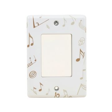 Musical Notes Musician Music Lover 1-Gang Toggle Light Switch Wall Plate