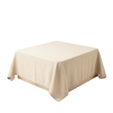 Elm Crest Flat Bed Sheet - Beige