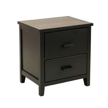Abarca 2 - Drawer Nightstand In Black