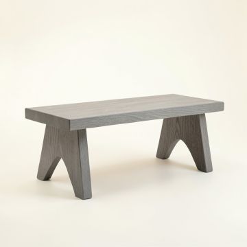 Dune Bridge Indoor Bench - Gray (synthetic illustration; no displayed measurements)