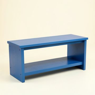 Reed Bend Indoor Bench - Blue (synthetic illustration; no displayed measurements)