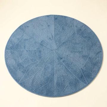 Sage Bridge Round Area Rug - Blue (synthetic illustration; no displayed measurements)