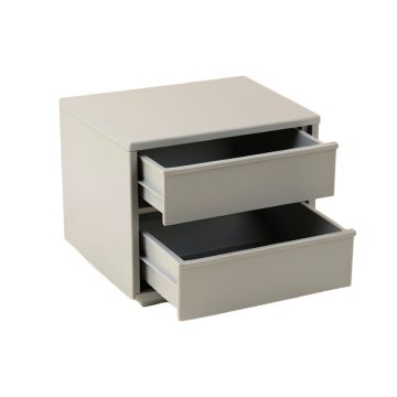 Elm Dale Small-Parts Storage Drawer Cabinet - Gray