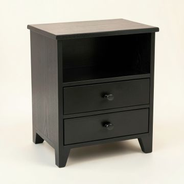 Bay Dell Nightstand - Black (synthetic illustration; no displayed measurements)