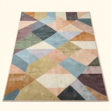 Bien Geometric Multicolor Area Rug (synthetic illustration; no displayed measurements)