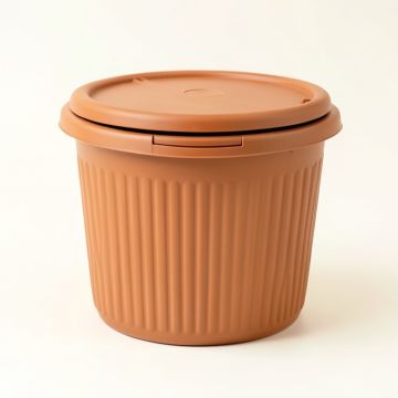 Juniper Bridge Closed Garden Compost Bin - Terracotta (synthetic illustration; no displayed measurements)