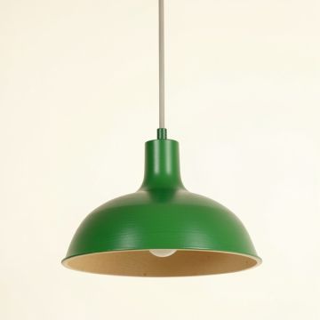 Stone Branch Pendant Light Suspended From One Plain Cable - Green (synthetic illustration; no displayed measurements)