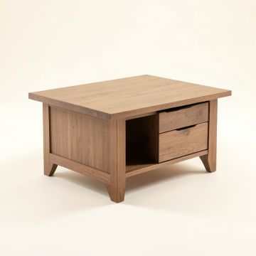 Brasstown Block Coffee Table With Storage (synthetic illustration; no displayed measurements)