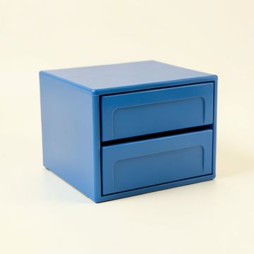 Meadow Dale Small-Parts Storage Drawer Cabinet - Blue (synthetic illustration; no displayed measurements)