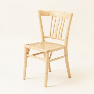 Elm Branch Dining Chair - Ivory (synthetic illustration; no displayed measurements)
