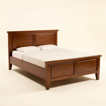 Potterville Solid Wood Standard Bed (synthetic illustration; no displayed measurements)