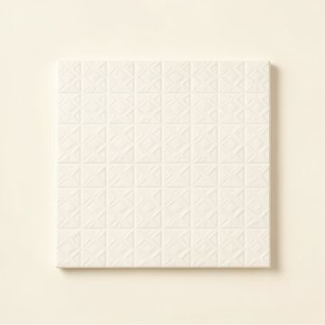 Bay Bridge Uninstalled Square Decorative Tile - White (synthetic illustration; no displayed measurements)
