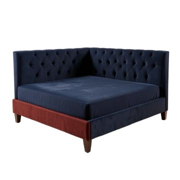 Connolly Tufted Upholstered Low Profile Standard Bed (synthetic illustration; no displayed measurements)