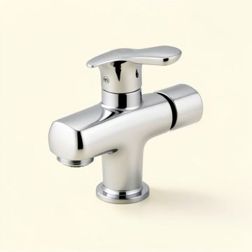 Single Hole Bathroom Faucet With Drain Assembly (synthetic illustration; no displayed measurements)