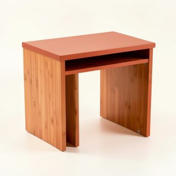 Flint Bend Small Writing Desk - Terracotta (synthetic illustration; no displayed measurements)