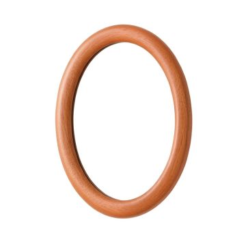 Glen Crest Framed Wall Mirror - Terracotta