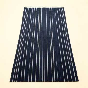 Elm Branch Rectangular Area Rug - Navy (synthetic illustration; no displayed measurements)