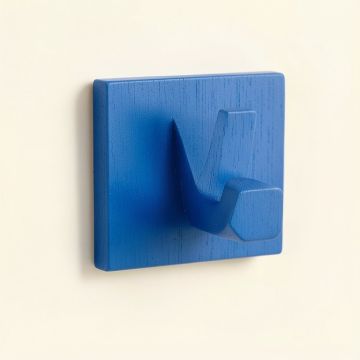 Cove Branch Wall-Mounted Robe Hook - Blue (synthetic illustration; no displayed measurements)