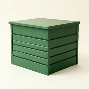 Olive Branch Closed Outdoor Storage Box - Green (synthetic illustration; no displayed measurements)