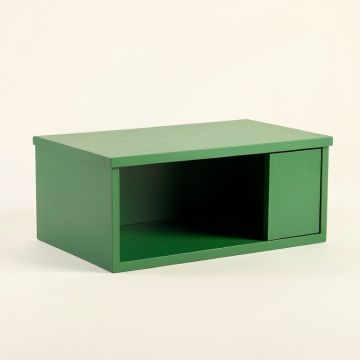 Cedar Edge Shoe Storage Bench - Green (synthetic illustration; no displayed measurements)