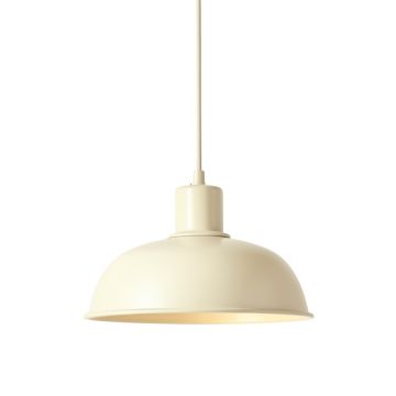 Birch Bluff Pendant Light Suspended From One Plain Cable - Ivory