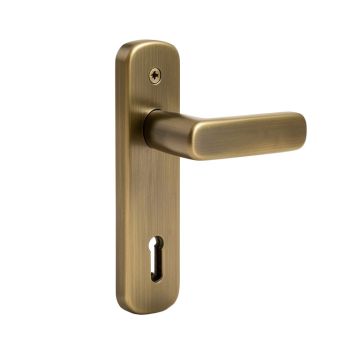 Passage Lever Door Handle [ Non-Locking Lever Set ] For Hallway Doors