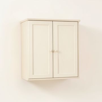Pine Dell Wall-Mounted Laundry Cabinet - Ivory (synthetic illustration; no displayed measurements)