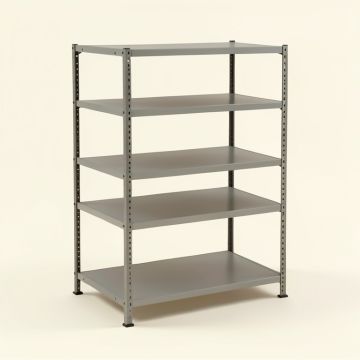 72 '' H X 14 '' W X 36 '' D 5-Tier Shelving Unit (synthetic illustration; no displayed measurements)