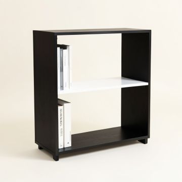 Jahira 48.4 '' H X 9.85 '' W Geometric Bookcase (synthetic illustration; no displayed measurements)