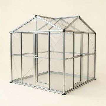 Monticello 8 Ft. W X 16 Ft. D Hobby Greenhouse (synthetic illustration; no displayed measurements)