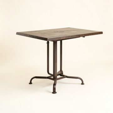 Derbyshire Rustic Metal Dining Table (synthetic illustration; no displayed measurements)