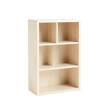 Dawn Crossing Freestanding Bookcase - Ivory