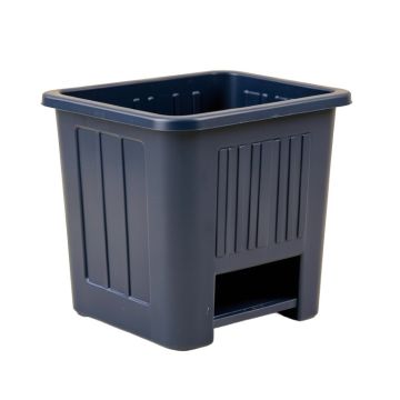 Rowan Branch Closed Garden Compost Bin - Navy