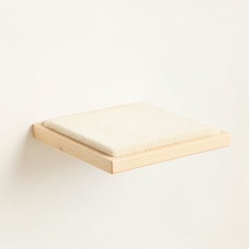 Maple Branch Wall-Mounted Cat Perch - Ivory (synthetic illustration; no displayed measurements)