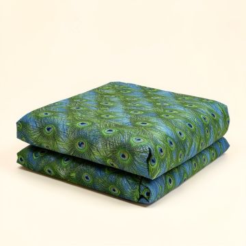Caldello Peacock Duvet Cover Set (synthetic illustration; no displayed measurements)