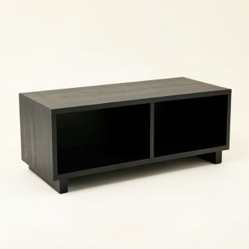Linden Bluff Shoe Storage Bench - Black (synthetic illustration; no displayed measurements)