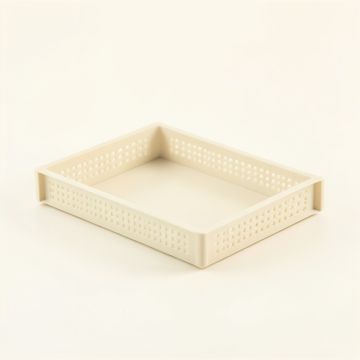 Wren Brook Empty Under-Desk Cable Tray - Ivory (synthetic illustration; no displayed measurements)