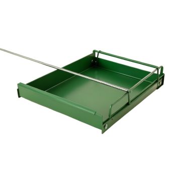 Holly Crest Empty Under-Desk Cable Tray - Green