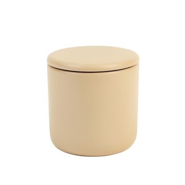 Lake Branch Storage Canister With Lid - Beige