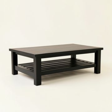 Summit Branch Coffee Table - Black (synthetic illustration; no displayed measurements)