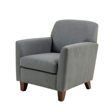Alexious Upholstered Parsons Chair In Gray