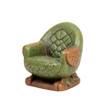 Elianna Solar Bird Rocking Chair Gnome Statue