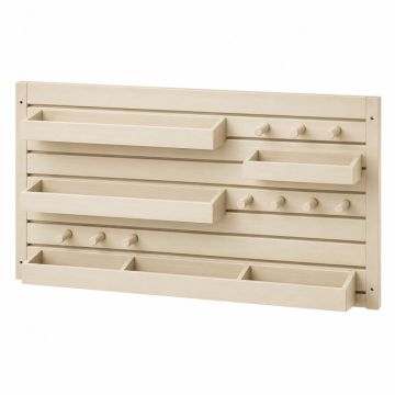 Briar Canyon Empty Wall-Mounted Tool Organizer Panel - Cream